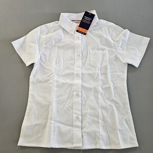 French Toast White Short-Sleeve Button-Down Shirt and Skort - Girls Size 10/12